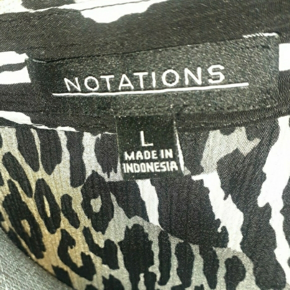 Notations animal print blouse. - Picture 6 of 6